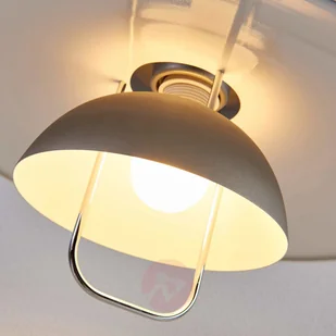 Lindby Skandynawska lampa wisząca szara  w tym E27 LED - Nadija - Lampy sufitowe - miniaturka - grafika 5