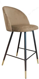 Hoker krzesło barowe Colin podstawa czarna/złota  MG06 - Taborety i hokery - miniaturka - grafika 3