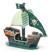 Djeco DDjeco puzzle, Statek, Układanka przestrzenna 3D - Układanki dla dzieci - miniaturka - grafika 3