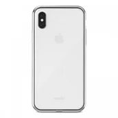 Etui i futerały do telefonów - Moshi Vitros - Etui iPhone X (Jet Silver) - miniaturka - grafika 1
