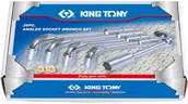 Zestawy narzędziowe - KING TONY Zestaw kluczy fajkowych 1826MR, 6-32 mm - miniaturka - grafika 1