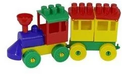 Polesie Poland Zestaw - Lokomotywa z 1 wagonem - Pociągi dla dzieci - miniaturka - grafika 2