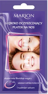 Marion Głęboko oczyszczające płatki na nos 1szt. - Pozostałe kosmetyki do pielęgnacji twarzy - miniaturka - grafika 2
