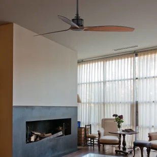 FARO BARCELONA Wentylator Just Fan opcja WiFi czarny orzech - Wentylatory sufitowe - miniaturka - grafika 3