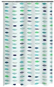 Środki do prania - Spirella spirella materiałowa zasłona prysznicowa Santorini Blue, materiału, niebieski, 180 x 200 cm 10.19261 - miniaturka - grafika 1