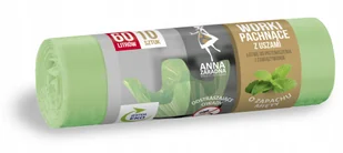 Anna Zaradna Worki na śmieci z uszami zapach Miętowy 60L 10szt - Worki na śmieci - miniaturka - grafika 8