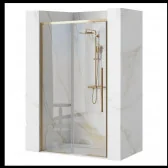 Ścianki i drzwi prysznicowe - Rea K6548 Solar L.Gold Drzwi prysznicowe transparent 1200x1950 - miniaturka - grafika 1