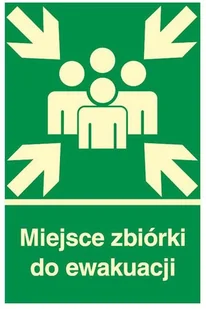 Znak Miejsce zbiórki do ewakuacji - Tablice BHP - miniaturka - grafika 2