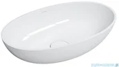 Umywalki - Omnires Shell M+ umywalka nablatowa 60x35 cm biały połysk SHELLUNBP | - miniaturka - grafika 1