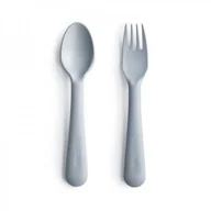 Sztućce dla dzieci - Mushie mushie - Mushie  -  Sztućce Dla Dzieci do Nauki Samodzielnego Jedzenia Cloud - miniaturka - grafika 1