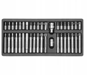 Zestawy narzędziowe - YATO Zestaw Bitów YT-0400 Imbus Torx Spline 40 El - miniaturka - grafika 1