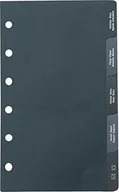 Przekładki do segregatorów - rido idé Rido Idé/IDE (7067802) kalendarz-Register wykonana z twardej folii Czarny na Timer timing 3, 5-częściowy 70-67802 - miniaturka - grafika 1