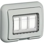 Wyłączniki światła i elektryczne - LEDart Przełączniki z 3 modułów Idro Box stopień ochrony IP55 przy Magic Matix 25603 Serie 25603 - miniaturka - grafika 1