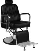 Fotele fryzjerskie - GABBIANO ACTIVESHOP FOTEL BARBERSKI PATRIZIO CZARNY AS_129150 - miniaturka - grafika 1
