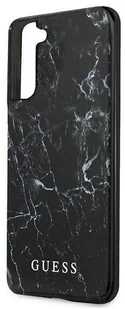 Guess Samsung S21 Plus GUHCS21MPCUMABK czarne hard case Marble - Etui i futerały do telefonów - miniaturka - grafika 5