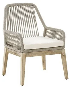 Beliani Zestaw 2 krzeseł ogrodowych beżowy OLBIA - Fotele i krzesła ogrodowe - miniaturka - grafika 4