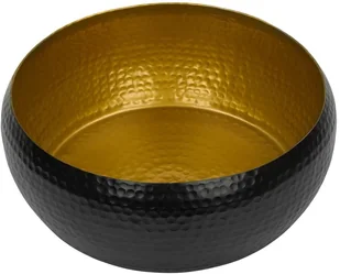Beliani Misa dekoracyjna czarno-złota BANHA - Miski i półmiski - miniaturka - grafika 12