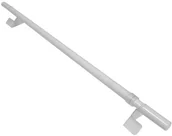 Akcesoria do wystroju okien - Pręt do zazdrostek Zylinder biały 50 - 80 cm - miniaturka - grafika 1