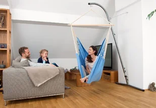 Amazonas Stojak do fotela hamakowego AMAZONAS Palmera, srebrny - Pozostałe meble ogrodowe - miniaturka - grafika 13