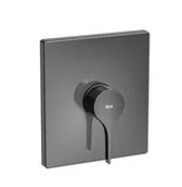 Baterie podtynkowe - Roca A5A2B3ACN0 INSIGNIA BLACK Bateria prysznicowa podtynkowa do RocaBox czarny połysk - miniaturka - grafika 1