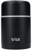 Termosy - WINK Bottle FOOD JAR - BLACK 6873-444E8 - miniaturka - grafika 1
