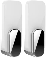 Wieszaki łazienkowe - Wenko Wieszak łazienkowy chromowany TEM 2 sztuki 23504100 - miniaturka - grafika 1