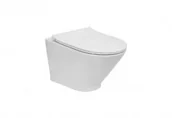Miski WC - Roca A34H688000 ONA ZESTAW Miska wc podwieszana 48cm Rimless + deska wolnoopadająca duroplast - miniaturka - grafika 1