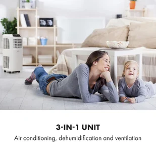 Klarstein Pure Blizzard Smart 7k, klimatyzator przenośny, 7000 BTU/2,1 kW, klasa efektywności energetycznej, A, pilot zdalnego sterowania DXJ2-PureBlzdSmrt7Kw - Klimatyzatory Klarstein Pure Blizzard Smart 7k, klimatyzator przenośny, 7000 BTU/2,1 kW, klasa efektywności energetycznej, A, pilot zdalnego sterowania DXJ2-PureBlzdSmrt7Kw - Klimatyzatory - miniaturka - grafika 5