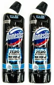 Środki do WC - Domestos Zero Dwupak Żel Do Wc Toalet 2X750ML - miniaturka - grafika 1