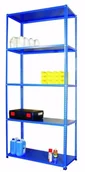 Szafy i regały magazynowe - Fastservice Regał magazynowy 2500x950x300 - 5 półkowy lekki R-1-05-02 - miniaturka - grafika 1