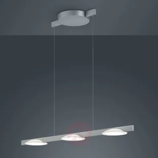 Helestra Pole lampa wisząca LED 3-pkt. niklowa - Lampy sufitowe - miniaturka - grafika 3