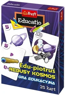 Trefl Piotruś Rebusy Kosmos 08435 - Gry karciane - miniaturka - grafika 2