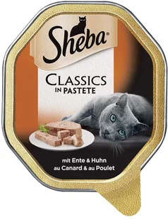 Sheba tacki 22 x 85 g Classics in Pastete kaczka i kurczak - Mokra karma dla kotów - miniaturka - grafika 3