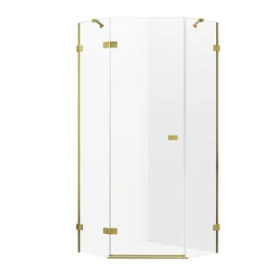New Trendy EXK-3853 KABINA AVEXA GOLD PI$450CIOKąTNA L 90x90x200 CZYSTE 6mm ACTIVE SHIELD - Kabiny prysznicowe - miniaturka - grafika 2