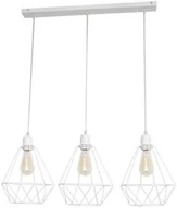 Lampy sufitowe - Helam Żyrandol KARO 3xE27/60W/230V biały - miniaturka - grafika 1