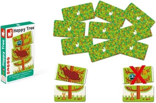 Janod Gra pamięciowa Szczęśliwe Drzewo - GRA PAMIĘCIOWA DRZEWO - Zabawki interaktywne dla dzieci - miniaturka - grafika 2