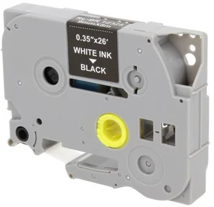 Brother Zamiennik taśmy TZE-325 9mm czarna/biały - Etykiety do drukarek - miniaturka - grafika 3