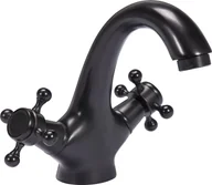 Baterie umywalkowe - Fala RETRO BLACK 1 75807 - miniaturka - grafika 1