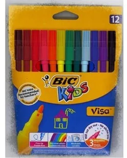 BIC PISAKI VISA 12 KOLORÓW - Flamastry - miniaturka - grafika 5