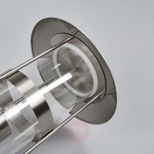 LAMPENWELT.COM Lampa zewnętrzna Noemi ze stali szlachetnej - Lampy ogrodowe - miniaturka - grafika 5