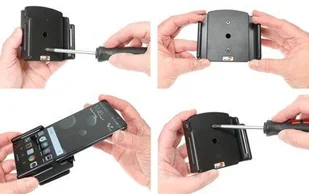 Brodit AB Uchwyt uniwersalny regulowany do Xiaomi Redmi Note 7 bez futerału oraz w futerale lub etui o wymiarach: 70-83 mm (szer.), 2-10 mm (grubość) (711032) - Uchwyty samochodowe do telefonów - miniaturka - grafika 5