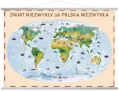 Atlasy i mapy - Świat niezwykły. Ścienna mapa świata - miniaturka - grafika 1