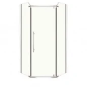 Kabiny prysznicowe - Novoterm GLASGOW 100x80 - miniaturka - grafika 1