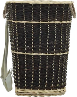 vidaXL Plecak na drewno opałowe, 57x51x69 cm, naturalna wiklina vidaXL - Akcesoria kominkowe - miniaturka - grafika 6