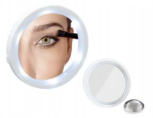 Lusterko Kosmetyczne Do Makijażu Podświetlane Led - Lusterka do makijażu - miniaturka - grafika 4