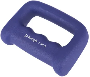 HMS Ciężarek o kształcie kastetu CK15 1,5 kg szary abisal-17-47-122 - Pozostały sprzęt siłowy - miniaturka - grafika 4