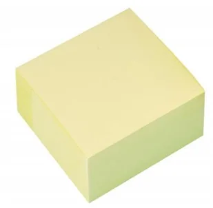 Q-Connect Kostka samoprzylepna 76x76mm, 400 kart., żółty KF01346 - Etykiety samoprzylepne i bloki etykiet - miniaturka - grafika 2