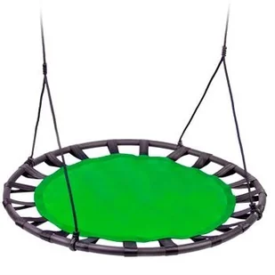 Neo-Sport Huśtawka bocianie gniazdo SWINGO XXL 120 cm zielona - Leżaczki i huśtawki - miniaturka - grafika 2