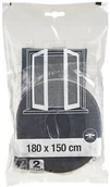 Moskitiery - Moskitiera na okno 150x180 cm Czarna - miniaturka - grafika 1