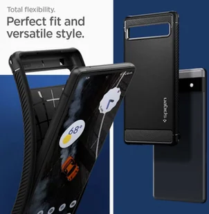 Spigen RUGGED ARMOR GOOGLE PIXEL 6A MATTE BLACK 8809811860405-ACS04476 - Etui i futerały do telefonów - miniaturka - grafika 16